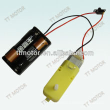 5v 6v low speed dc motor with plastic gear box for toy